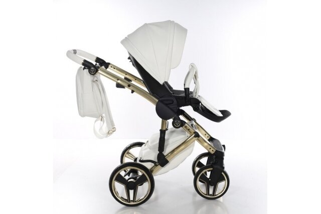 Stroller JUNAMA HAND CRAFT WHITE GOLD 3 in1 10 Stroller JUNAMA HAND CRAFT WHITE GOLD 3 in1 10