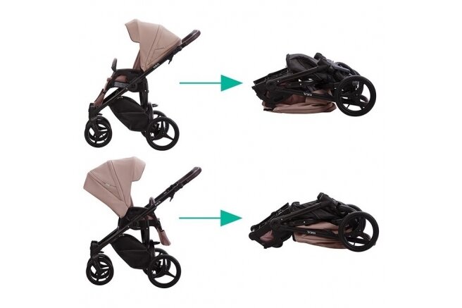 Stroller Bebetto LUCA PRO 30, 2in1 12 Stroller Bebetto LUCA PRO 30, 2in1 12