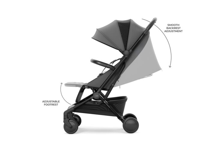 Stroller Kinderkraft PILOT 2, Grey 6 Stroller Kinderkraft PILOT 2, Grey 6