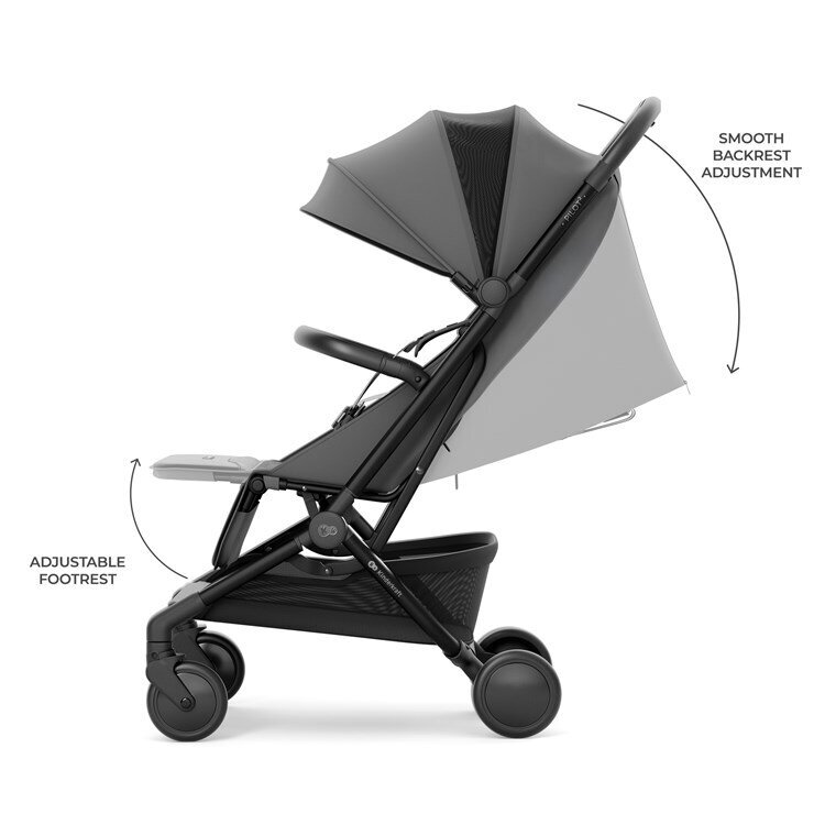 Коляска Kinderkraft PILOT 2, Grey 6 Коляска Kinderkraft PILOT 2, Grey 6