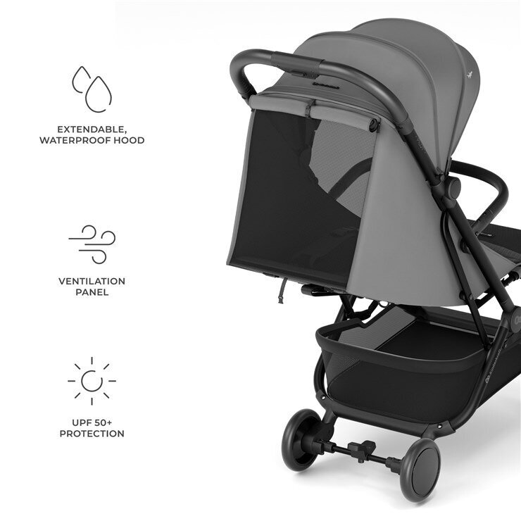 Коляска Kinderkraft PILOT 2, Grey 7 Коляска Kinderkraft PILOT 2, Grey 7