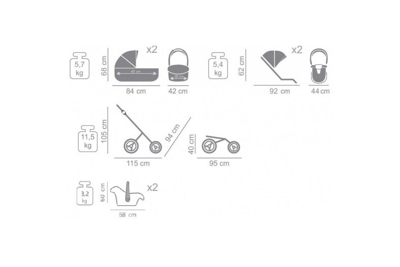 Stroller for twins and toddler JUNAMA DIAMOND S-LINE DUO 2 in 1 8 Stroller for twins and toddler JUNAMA DIAMOND S-LINE DUO 2 in 1 8