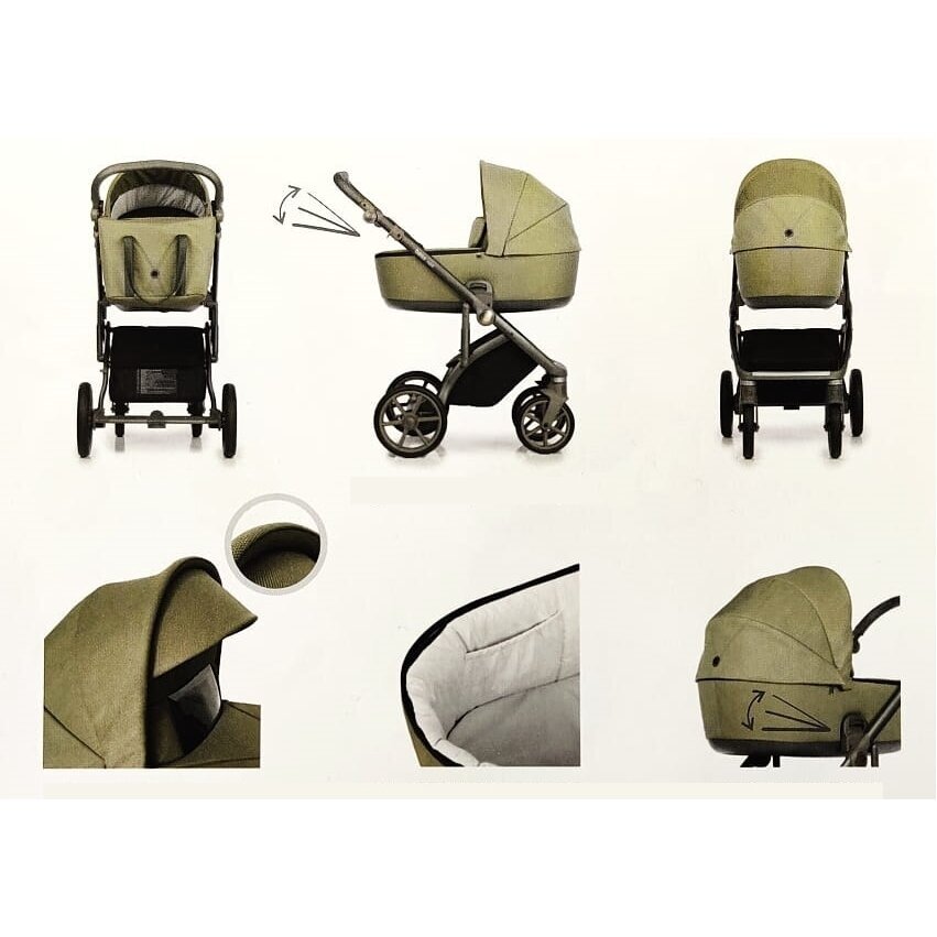 Vežimėlis Roan BASS NEXT Beige 2in1 5 Vežimėlis Roan BASS NEXT Beige 2in1 5