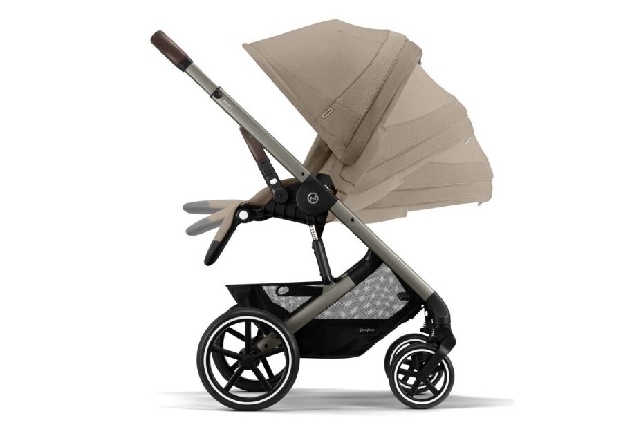 Cybex Balios S Lux Pushchair + Cot, Almond Beige 8 Cybex Balios S Lux Pushchair + Cot, Almond Beige 8