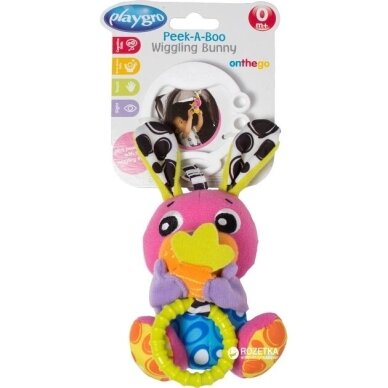 Игрушка-подвеска с вибрацией PlayGro WIGGLING BUNNY