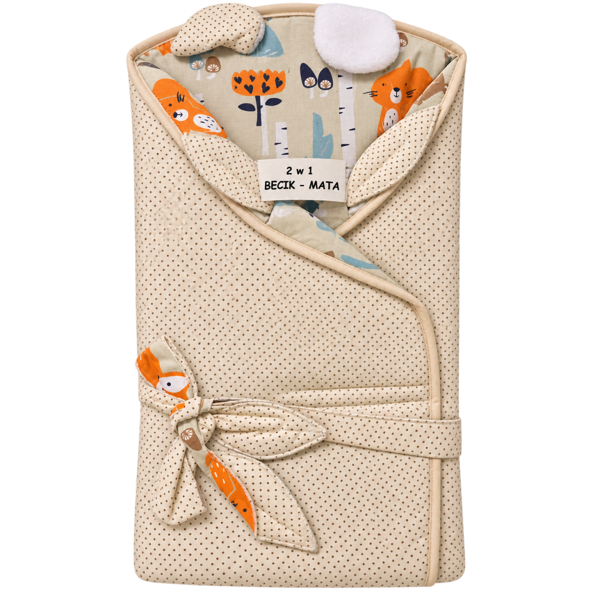Vokelis-kilimėlis DuetBaby 2in1, 674 Beige Vokelis-kilimėlis DuetBaby 2in1, 674 Beige