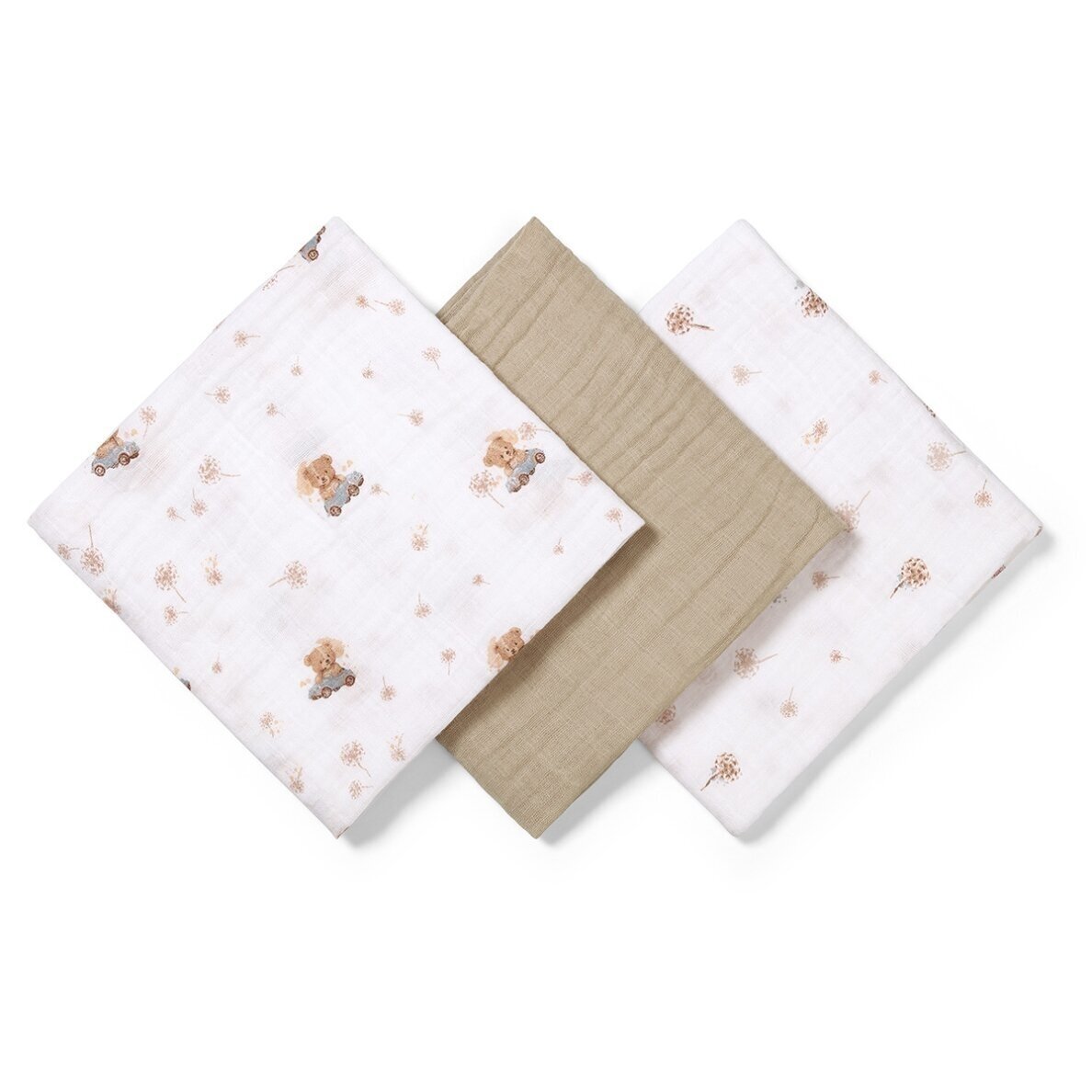 Пеленки MUSLIN BabyOno 348/15-3 шт 1 Пеленки MUSLIN BabyOno 348/15-3 шт 1