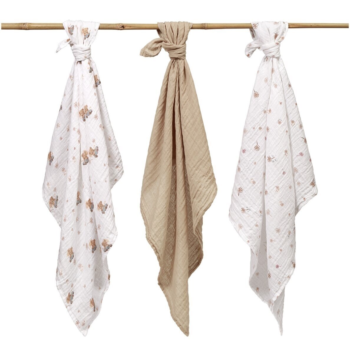 Пеленки MUSLIN BabyOno 348/15-3 шт 2 Пеленки MUSLIN BabyOno 348/15-3 шт 2