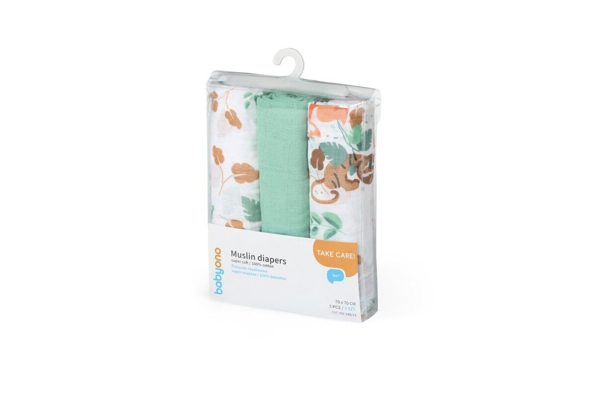 Muslin diapers BabyOno 348/12-3 pcs 2