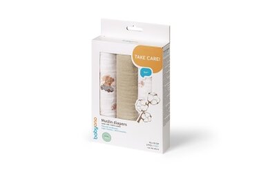 Muslin diapers BabyOno 348/15-3 pcs 4 Muslin diapers BabyOno 348/15-3 pcs 4