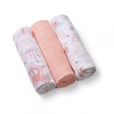 Vystyklai MUSLIN BabyOno 348/11, 3 vnt