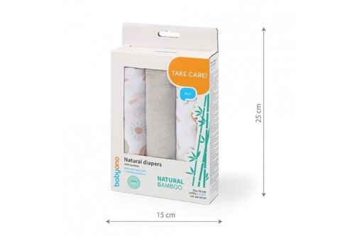 BAMBOO diapers BabyOno 397/09-3 pcs 4 BAMBOO diapers BabyOno 397/09-3 pcs 4