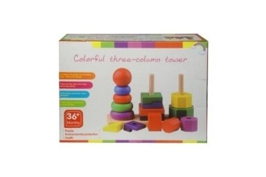⭐Wooden educational toy 3 PYRAMIDS ⭐Wooden educational toy 3 PYRAMIDS