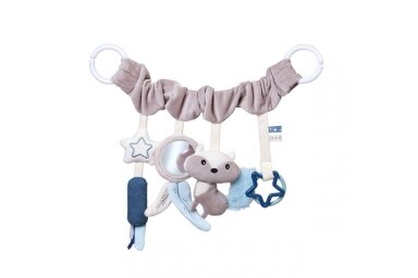 Babyono educational baby toy for pram RACCOON