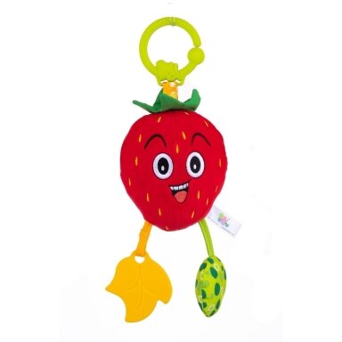 Žaislas-pakabukas Balibazoo STRAWBERRY Žaislas-pakabukas Balibazoo STRAWBERRY