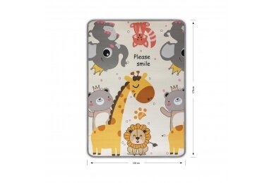 Double-sided roll mat Milly Mally KINDER SEA and AFRICA 1