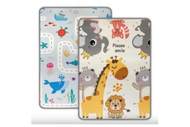 Double-sided roll mat Milly Mally KINDER SEA and AFRICA