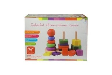 ⭐Wooden educational toy 3 PYRAMIDS ⭐Wooden educational toy 3 PYRAMIDS