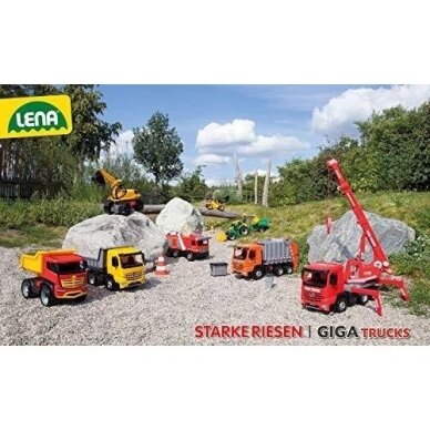 Игрушечная машинка LENA GIGA TRUCKS Мусоровоз 6 Игрушечная машинка LENA GIGA TRUCKS Мусоровоз 6