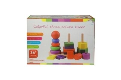 ⭐Wooden educational toy 3 PYRAMIDS ⭐Wooden educational toy 3 PYRAMIDS