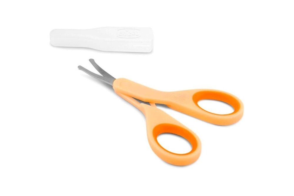 Scissors for newborns Chicco Orange 1