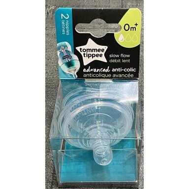Žindukai silikoninis Tommee Tippee ADVANCED 0m+, 2 vnt Žindukai silikoninis Tommee Tippee ADVANCED 0m+, 2 vnt