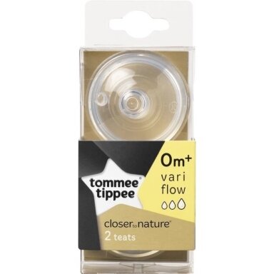 Žindukai silikoninis Tommee Tippee CLOSER TO NATURE 0m+, 2 vnt Žindukai silikoninis Tommee Tippee CLOSER TO NATURE 0m+, 2 vnt