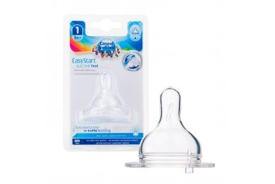 Silicon Teat Anti-colic Canpol 21/720 ,3m+ 1 Silicon Teat Anti-colic Canpol 21/720 ,3m+ 1