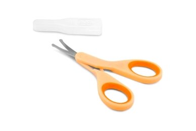 Scissors for newborns Chicco Orange 1
